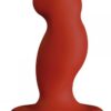Nexus G-Play+L Rechargeable Silicone G-Spot and P-Spot Vibrator - Large - Red
