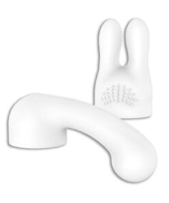 Bodywand Curve Silicone G-Spot and Clitoral Attachment Set - White