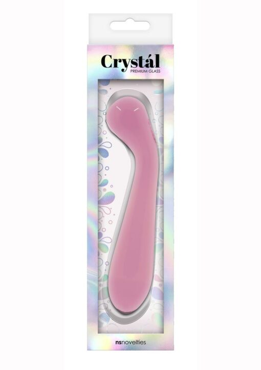 Crystal Premium Glass G-Spot Wand - Pink