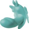 The Butterfly Effect Rechargeable Silicone Dual Motor Vibrator with Remote Control - Teal