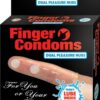 Finger Condoms Dual Pleasure Nubs (6 Per Pack)