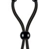 Zero Tolerance Ultimate Silicone Lasso with Adjustable Pleasure Beads - Black