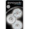 Renegade Chubbies Super Stretchable Cock Rings( Set of 3) - Clear