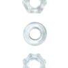 Renegade Chubbies Super Stretchable Cock Rings( Set of 3) - Clear