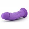 Ruse Jammy Silicone Dildo 8in - Purple