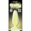 Firefly Pleasure Plug Butt Plug Glow In The Dark - Yellow
