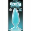 Firefly Pleasure Plug Butt Plug Glow In The Dark - Blue