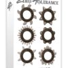 Zero Tolerance Cockstars Cock Ring Kit (6 piece kit) - Smoke