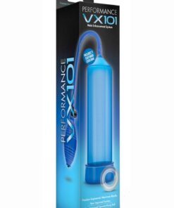 Performance VX101 Male Enhancement Pump 9.5in - Blue