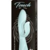Touch Me Vibe Silicone Rechargeable Vibrator - Aqua