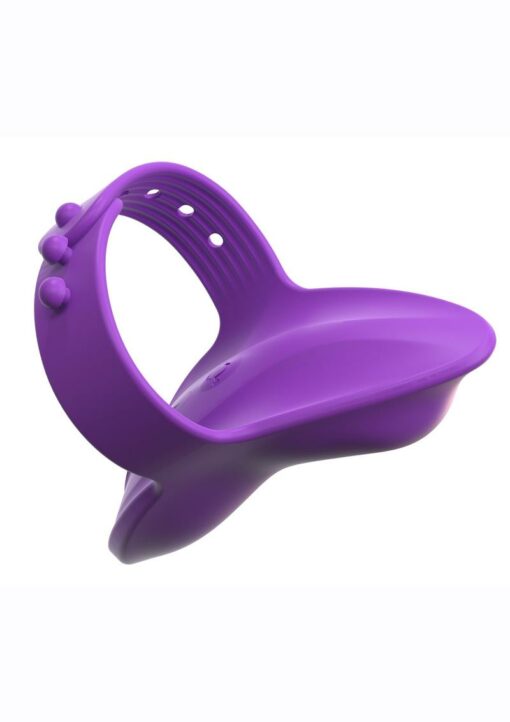 Fantasy For Her Finger Vibe Vibrating Massager Multi Function Waterproof Rechargeable Silicone - Purple