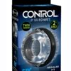 Sir Richard`s Control Pro Performance Cock Ring - Clear/Black