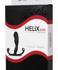 Trident Series Helix Syn P-Spot Stimulator - Black