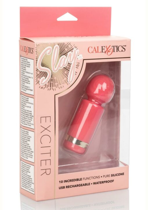 Slay Exciter Silicone Rechargeable Massager - Pink