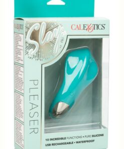 Slay Pleaser Silicone rechargeable Massager - Green