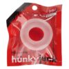 Hunkyjunk HUJ Silicone Cock Ring - Clear