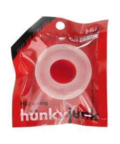 Hunkyjunk HUJ Silicone Cock Ring - Clear