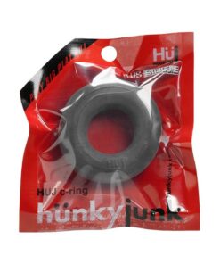 Hunkyjunk HUJ Silicone Cock Ring - Gray