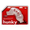 Hunkyjunk Lockdown Silicone Chastity Cage - Clear