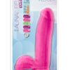 Au Naturel Bold Pleaser Dildo with Suction Cup 7in - Pink