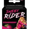 Lifestyles Sweet Rider Strawberry 3`s Condoms