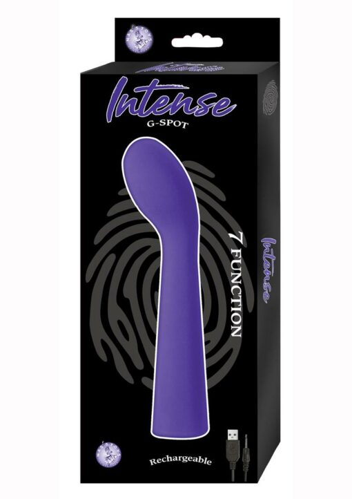 Intense G-Spot 7 Function Rechargeable Silicone Vibrator - Purple
