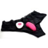 Frisky Playful Panties 10X Panty Vibe with Remote Control - Black/Pink