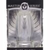 Master Series Gape Glory Clear Hollow Anal Plug - Clear