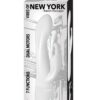 Vibes Of New York Rabbit Massager Rechargeable Silicone Vibrator - White
