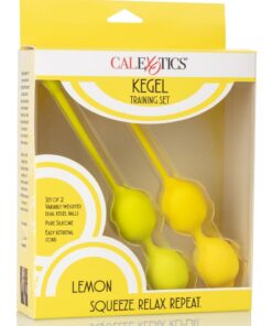 Kegel Training Set Lemon Silicone