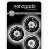 Renegade Dyno Rings Super Stretchable Cock Rings (Set of 3) - Black