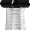 Zero Tolerance Pop Compact Textured Stroker with Rechargeable Bullet and DVD Download - Clear and Black