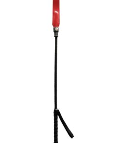 Rouge Fifty Times Hotter Short Riding Crop Slim Tip 20in - Red