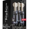 Temptasia Clit and Nipple Twist Suckers (set of 3) - Clear