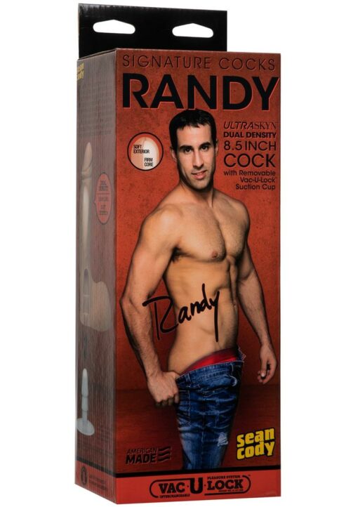 Signature Cocks Randy Dildo 7in - Vanilla