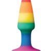 Colours Pleasure Plug Pride Editon Silicone Butt Plug Mini - Rainbow