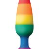 Colours Pleasure Pride Editon Silicone Butt Plug - Medium - Rainbow