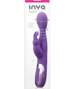 Inya Revolve Silicone Rechargeable Vibrator - Purple