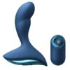Renegade Mach 2 Rechargeable Silicone Vibrating Prostate Stimulator with Remote Control - Blue