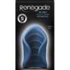 Renegade El Ray Rechargeable Silicone Vibrating Pocket Stroker - Blue