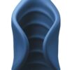Renegade El Ray Rechargeable Silicone Vibrating Pocket Stroker - Blue