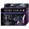 Heart Throb Deluxe Harness Kit with Curved Dildo - Purple