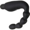 Zero Tolerance The Emperor Silicone Prostate Stimulator with Rechargeable Bullet and Remote Control - Black