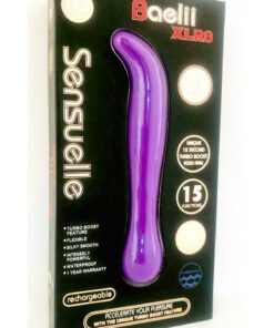 Nu Sensuelle Baelii XLR8 Rechargeable Silicone G-Spot Vibrator - Ultra Violet