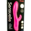Nu Sensuelle Indii XLR8 Rechargeable Silicone G-Spot Rabbit Vibrator - Pink