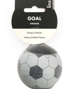 Linx Goal Stroker Ball Masturbator - Clear/Black