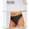 EM. EX. Active Harness Wear Silouette Harness Bikini Cut - Extra Small - Black