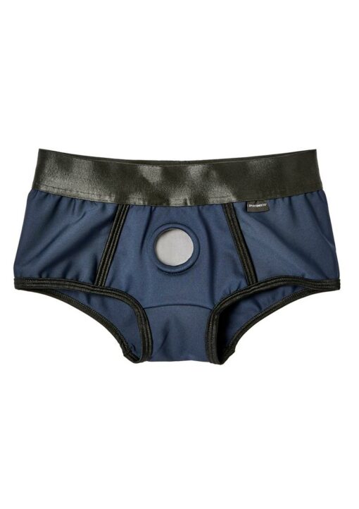 EM. EX. Active Harness Wear Fit Harness Boy Shorts - Extra Small - Blue