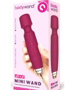 Bodywand Luxe Mini Wand Rechargeable Silicone Wand Massager - Pink