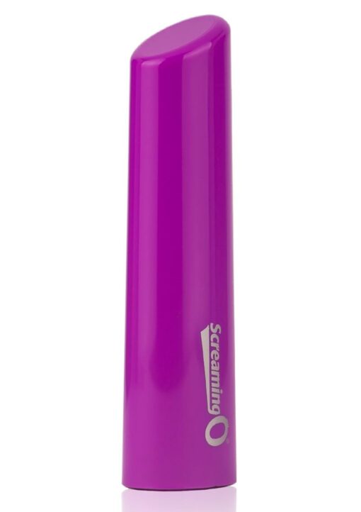 Charged Positive Angle USB Rechargeable Waterproof Multi Speed Vibrator - Purple
